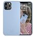 Produktbild Woodcessories - Antibakterielle Bio Hülle kompatibel mit iPhone 12 Hülle hellblau, iPhone 12 Pro Hülle hellblau - Plastikfrei, nachhaltig