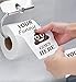 Printed TP Custom Personalized Printed Toilet Paper Gag Gift Set - Funny Toilet Paper Roll for Special Event, Prank, Surprise, Novelty Gift, Entire Roll - Customize With Photo, Text, Artwork - 2 Pack