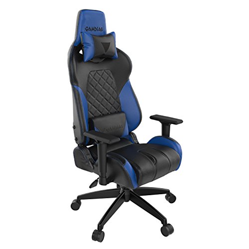 GAMDIAS Achilles E1 Bl/B Silla de Juego, Multicolor RGB,...