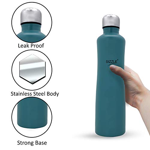 Image of Sizzle Lifestyle Stainless Steel Fridge Water Bottle (1)