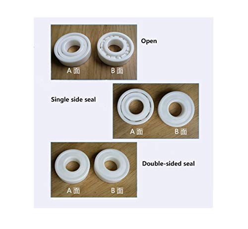ZHENGGUIFANG Professional ZrO2 Full Ceramic Circonia Bearings 6900 6901 6902 6903 6904 6905 6906 6907 Double-Side Seal (Outer Diameter : 6900)