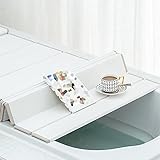 XXIOJUN Tapa De La Bañera A Prueba De Polvo, La Bandeja De La Bañera, La Tapa Del Baño Del Obturador, La Cubierta De Aislamiento De La Bañera De Placa Plegable, Juegue El Papel De La Resistencia Al Po