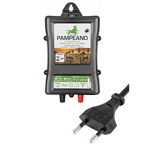 Aparelho De Choque Elétrico Pampeano PA0100 Tomada Bivolt Para Cachorro Gato Galinha Gado Aves e Gad