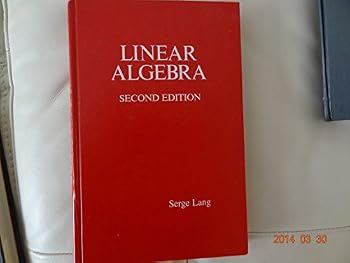 Hardcover Linear Algebra, Second Edition Book