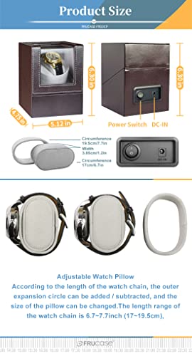 Frucase Watch Winder For Automatic Watches Watch Box Automatic Winder Japanese Motor With Battery Option #TOP5