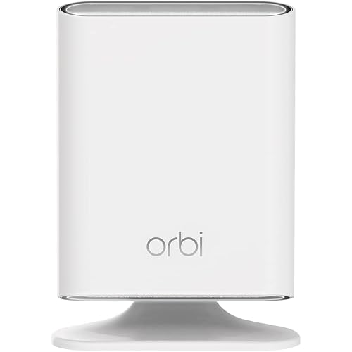 NETGEAR Orbi Outdoor Tri-Band Mesh Satellite WiFi Extender (RBS50Y), Works Best with Orbi RBK50 WiFi Mesh Systems, Adds up to 2,500 sq. ft. Coverage, AC3000 (Up to 3Gbps)