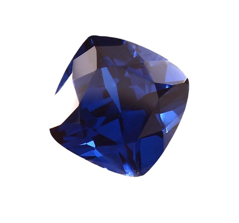 Saphir bleu de 11 mm en forme de coussin pour créer votre propre bague personnalisée