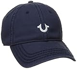 True Religion Men's Core Logo Baseball Cap, True Navy, One Size