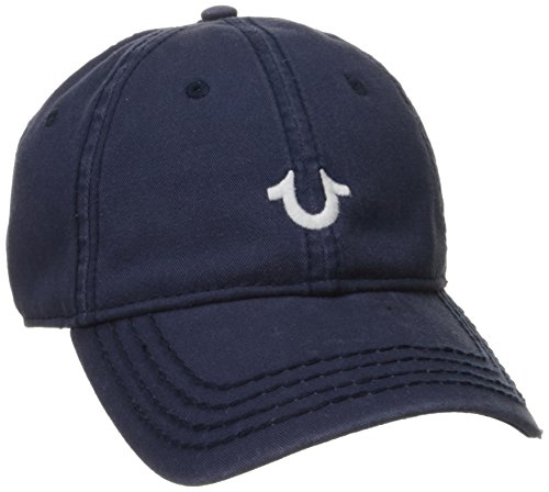 True Religion Men's Core Logo Baseball Cap, True Navy, One Size