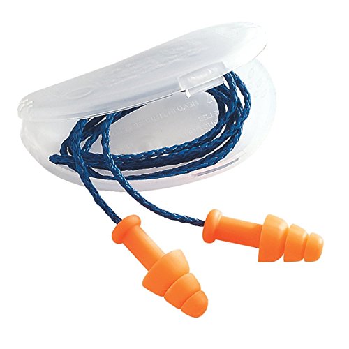 Howard Leight by Honeywell SmartFit Heat-Activated Corded Reusable Earplugs, 100-Pairs (SMF-30), Orange product photo