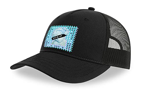 Casquette de camionneur Vaporwave en coton noir idéale pour vos sorties streetwear urbaines
