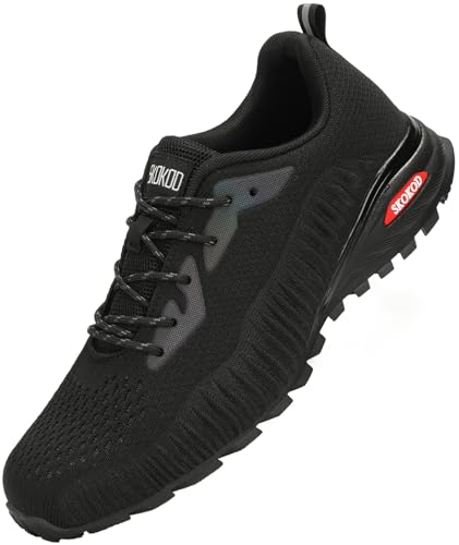 Image of Steel Toe Shoes for Men Composite Work Shoes Comfortable Puncture Proof Lightweight Indestructible Sneakers