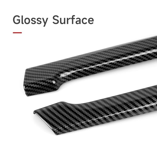 Image of for Honda CR-V 2020 2021 2022 Accessories Cup Decor Cover Decals CRV ABS Carbon Fiber Stickers, B