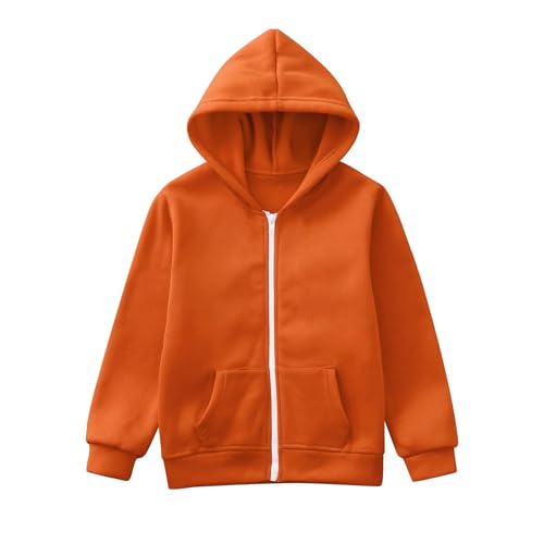 Teens Long Sleeve Zip Up Hoodie Outerwear Boys Girls Casual Lightweight Sweatshirt with Pocket Fleece Joggers Sweatpants3