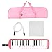 Soprano Air Piano Keyboard 32 Keys with Long Tubes 32 Melodica Air Piano ABS Texture Suitable for Musicians ABS Resin Melodica