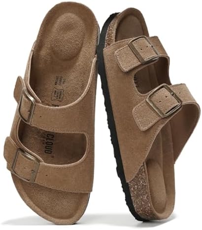 Genuine Leather Flat Sandals Women 2025 Beach