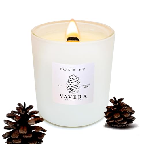 VAVERA Fraser Fir Wood Wick Candle