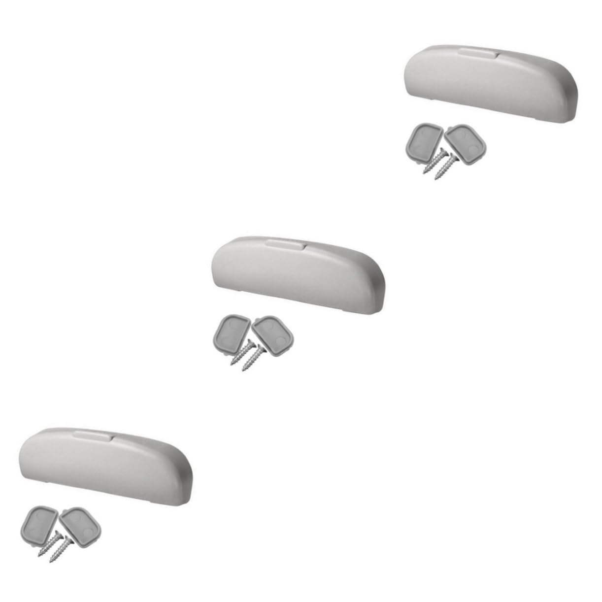 GLEAVI Vitrines 3 Pièces Porte-verre porte-lunettes de soleil support de voiture support de lunettes de soleil de voiture réaménager étui à lunettes