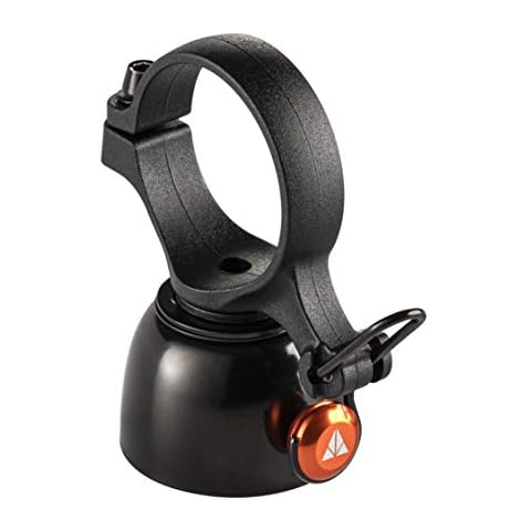 Granite Cricket Mountain Bike Bell with Single-Strike Mode and Constant Cowbell Mode, Bike Bell for Mountain Bike, BMX Bike, Road Bike and Gravel Bike, Bicycle Bell for 22.2mm to 35mm Handlebars Cover