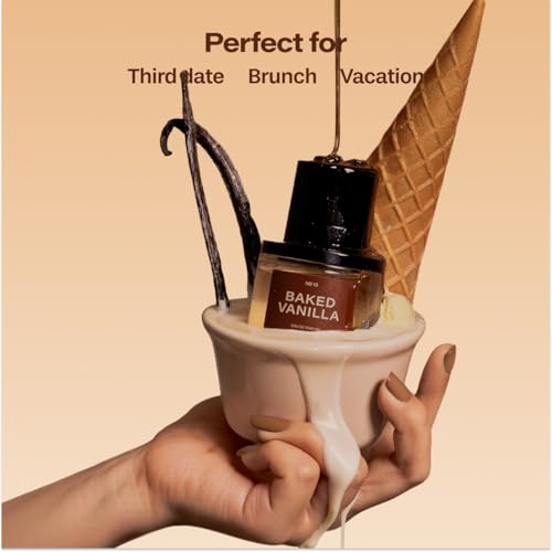 Image of Baked Vanilla Eau De Parfum for Women 50ML | Warm & Sweet Vanilla Perfume | Long-Lasting Fragrance with Maple Syrup,Vanilla Bean & Hazelnut Notes | Perfect for Evening, Coffee, & Third Date
