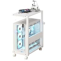 【登场】H型新品パソコンデsuku 收纳ラック2个付き オfiisudesuku Amazon.co.jp: パソコンラック パソコンワゴン キャスター付き 昇降式