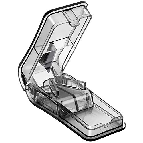 Pill Cutter for Small or Large Pills,Tablets Splitter with Safety Blade Guard, Easy Cut Medicine Slicer,Medication Vitamin Divider Cutting Drugs Cleanly