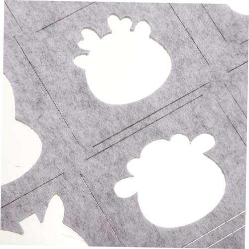 Veemoon 5pcs Woolen Felting DIY Stencils Needle Felting Molds Decorative Patterns for Beginners - Thumbnail 5