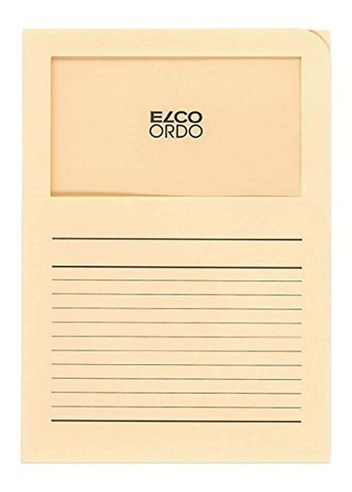 Elco Ordo "Classico" Cartellina con Finestra - Crema - scatola da 100