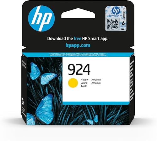 HP 924 Cartouche Encre Authentique Jaune