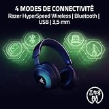 Razer Kraken V4 Pro - Cuffie da gioco wireless con hub di controllo Sensa HD haptics (hub di controllo OLED, driver TriForce da 40 mm, HyperSpeed e Bluetooth, THX Spatial Audio) Nero - 8