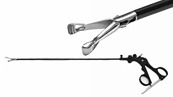 ADDLER Laparoscopic Babcock Forceps Grasper - Surgical Instrument for Tissue Handling, Stainless Steel, 5mm x 33cm, Medical Grade, Reusable, Non-Slip Grip, Ideal for Minimally Invasive Surgery.