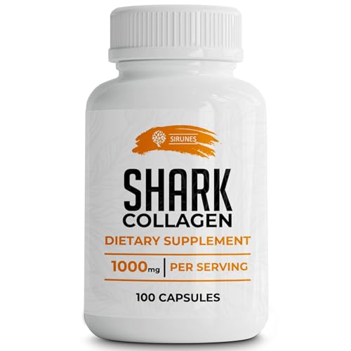 SIRUNES Fish Collagen Peptides Capsules 100 Capsules | Fish Collagen Peptides | Supports Hair Skin Nails Joints & Bones | Gluten-Free Non-GMO | Made in USA