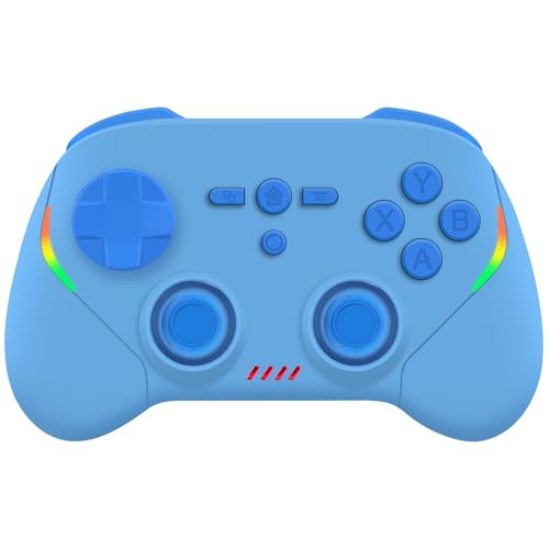 Manette de jeu mobile sans fil Joso bleue pour Switch 2, iPad et PC