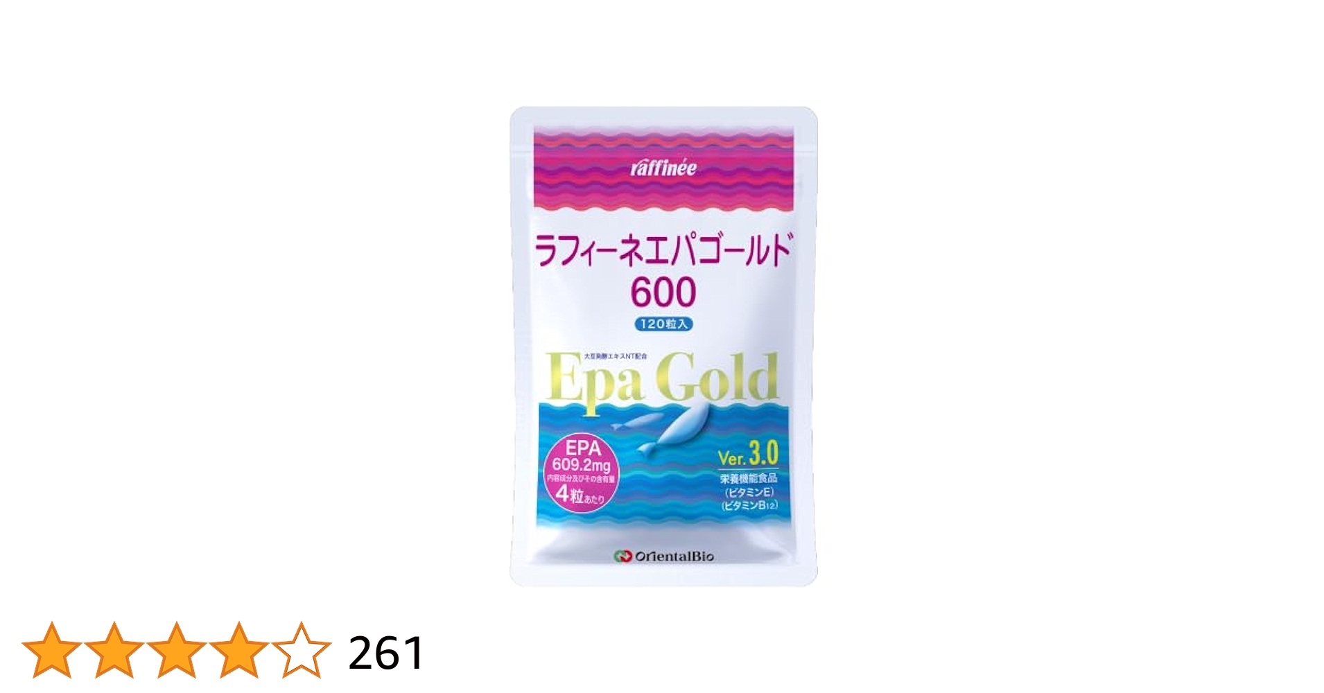 ラフィーネエパゴールド600 Amazon | ラフィーネエパゴールド600【小林式EPA】配合