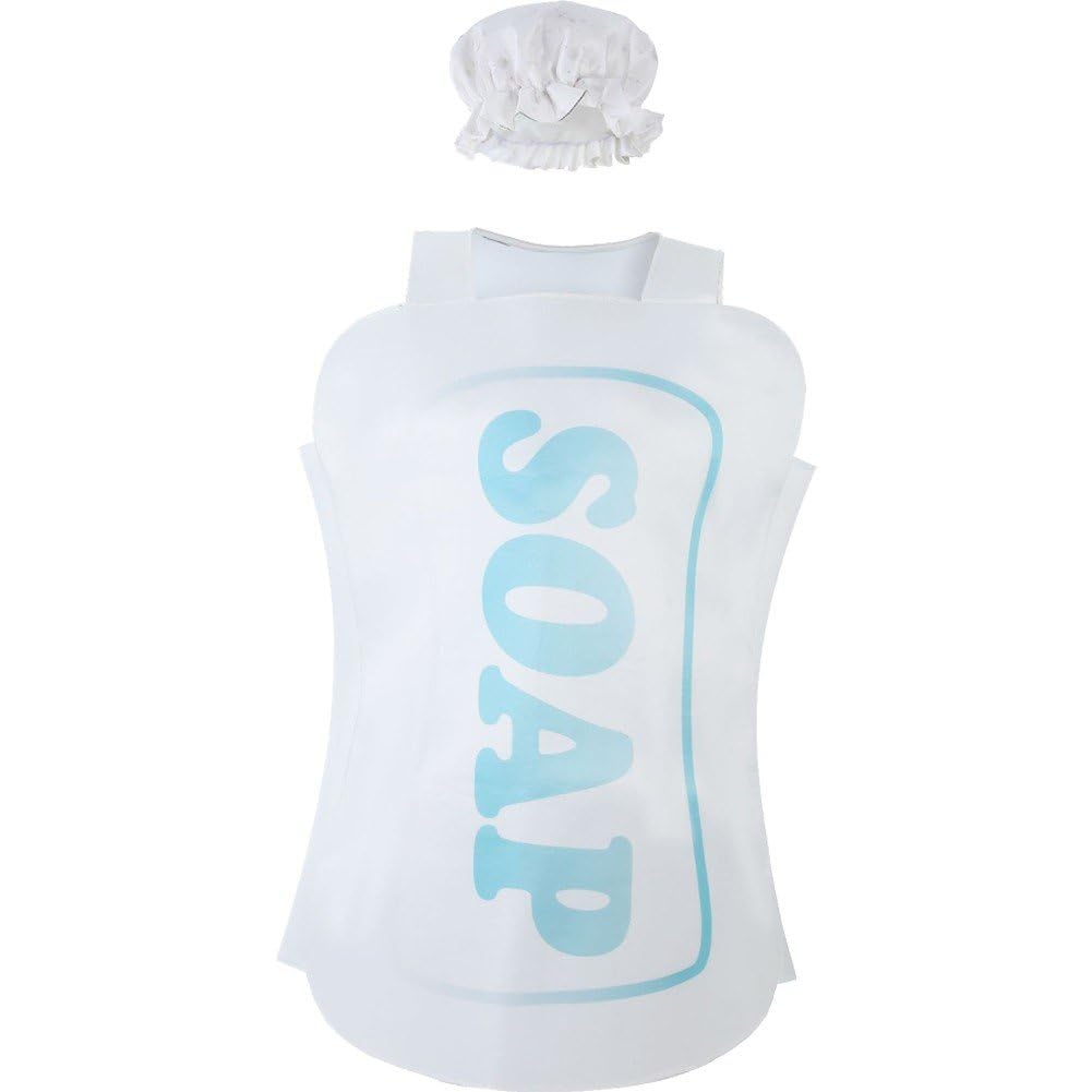 Costume de savon pour adulte tenue de cosplay rigolote et déguisement d'halloween original