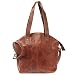Produktbild LECONI Shopper Schultertasche Damen Handtasche Ledertasche Natur Henkeltasche aus Leder Damentasche 33x30x10cm braun LE0060-wax