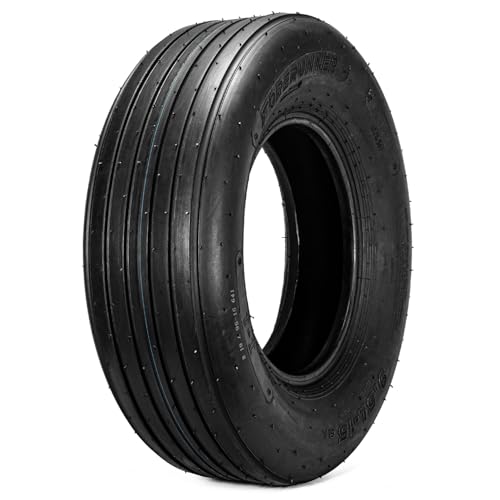 FORERUNNER Heavy Duty 9.5L-15 12 Ply Forklift Tire QH641 Pattern (Pack of 1, Tubeless)