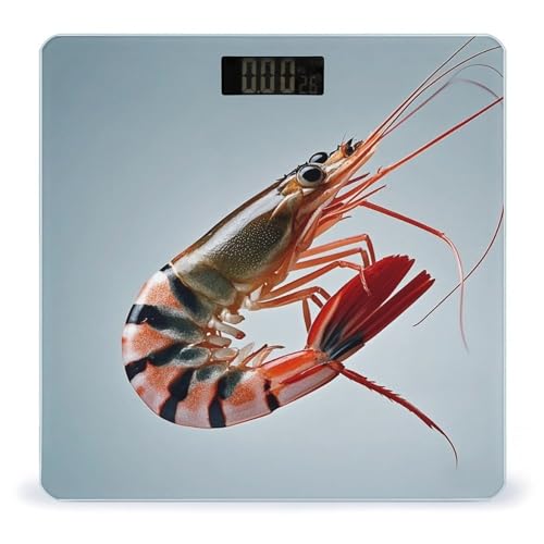 Báscula digital Glutton Garnelen con vidrio templado y pantalla LCD miniatura 1
