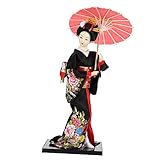 Ambiance raffinée : Cette figurine Kimono Geisha décorative apporte une touche d'élégance japonaise à votre intérieur, transformant espaces monotones en lieux empreints de charme et d'authenticité, idéale pour enrichir votre décoration d'intérieur sans encombrement