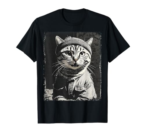 Katzenfan Streetwear Stylisches Katzen T-Shirt