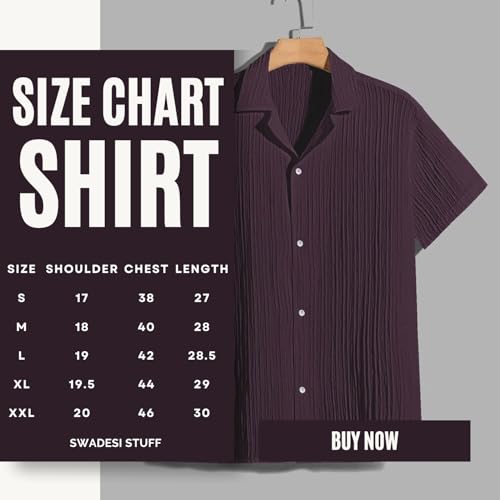 Image of Men's Relaxed Fit Striped Short Sleeve Button-Down Casual Shirt