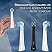 Intelligent Cleaning IO Replacement Heads Compatible with Oral B iO 2/3/4/5/6/7/8/9/10 Series Electric Toothbrush, Brush Heads with Deep Cleaning and Sensitive Care,10 Pack Black/White