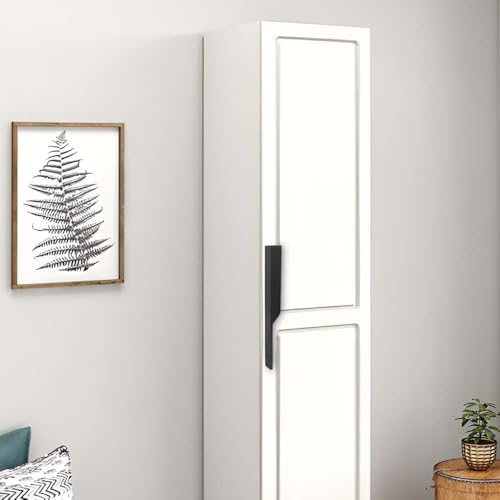 Image of VOLO Cabinet Handle - Multi-Use Pull Handle for Wardrobes, Drawers, Sliding Closets, and Doors in Kitchen, Office, Bedroom (SAC-59) (1 Pair Left & Right) (Black, 288MM (12 Inch))