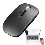 fiira Souris rechargeable, souris de saisie vocale AI 2,4 G USB – 1600 DPI, silencieux, reconnaissance vocale/recherche/entrée, souris traductrice portable 28 langues pour PC et ordinateur