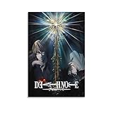 KEWORLAN Death Anime Notes Posters Yagami Light&L Cool Posters Canvas Prints Canvas Wall Art Prints for Wall Decor Room Decor Bedroom Decor Gifts Posters 12x18inch(30x45cm) Unframe-style-1