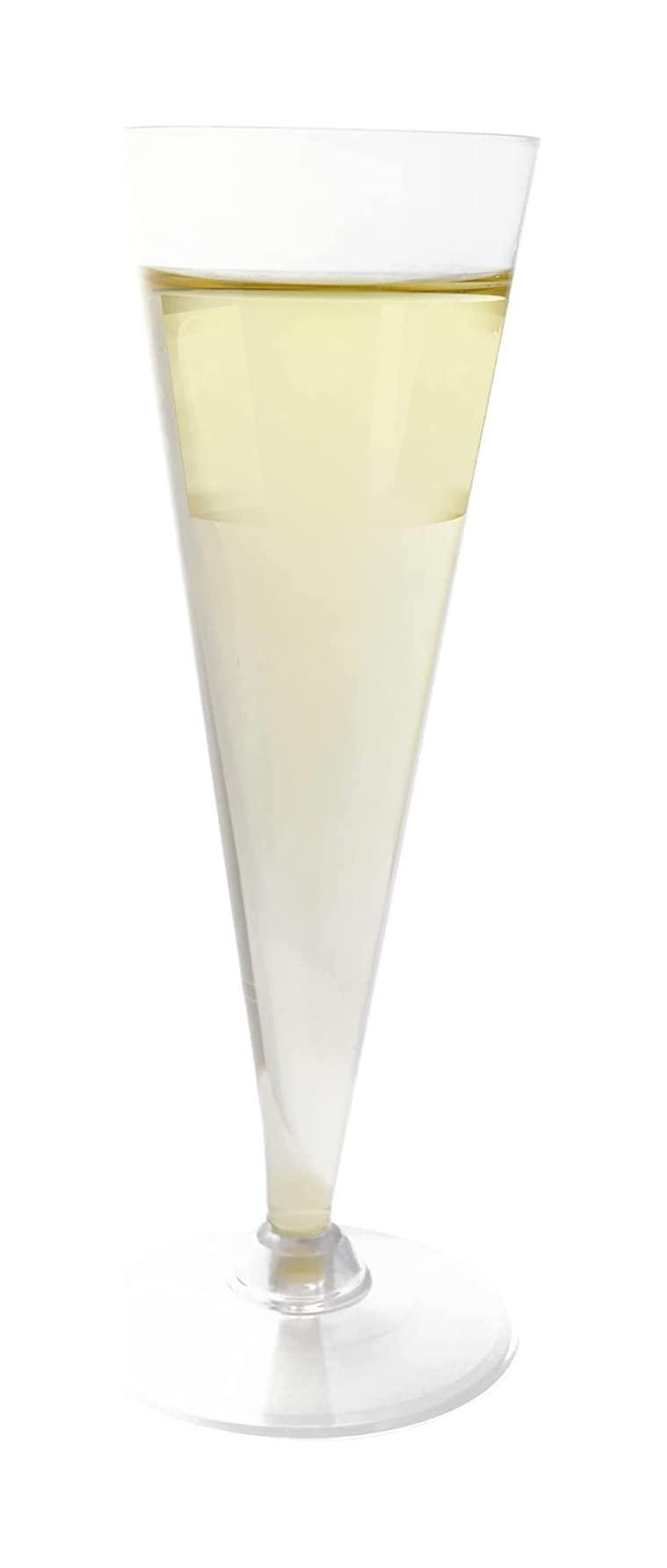 MAQA 48 pz Flute Champagne 130 ml, calici Spumante, Bicchieri Flute Trasparenti componibili, Bicchieri Vino per aperitivi