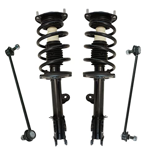Trq Front Suspension Kit Complete Strut  Coil Spring Assembly Sway Bar Stabil...