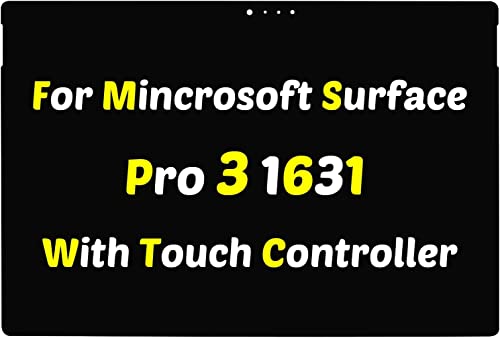 Pehdpvs Replacement For Microsoft Surface Pro 3 (1631) V1.1 Ltl120Ql01-003 12.0 Inch Lcd Led Display Touch Screen Digitizer Assembly (Not Surface Rt3) #TOP3