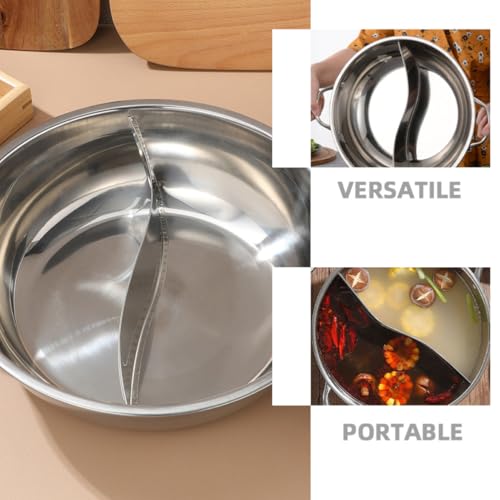 Marmite à double compartiment pour repas intimes et cuisson vapeur saine - 8