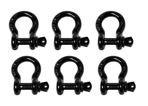 6 Pack Black Rigging 1/2